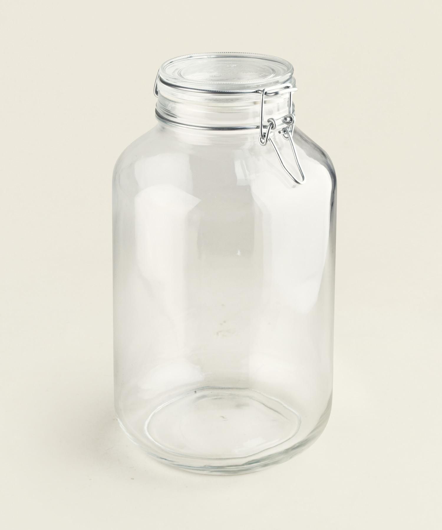 1101676 Βάζο γυάλινο Fido με ασφαλές κλείσιμο 4000ml - Image 1