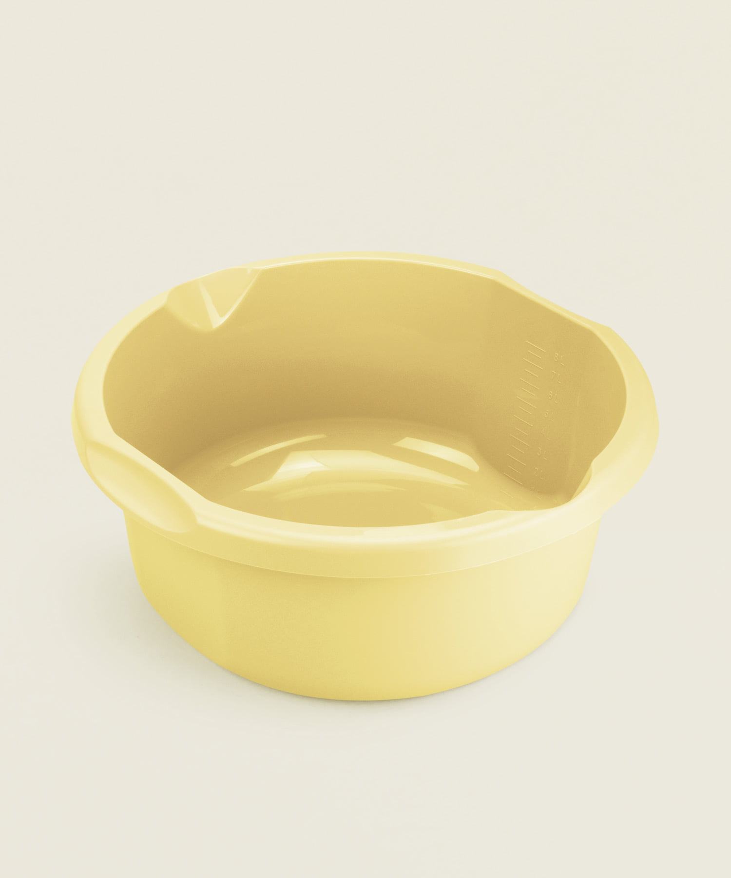 1300751 Λεκάνη Ora πλαστική μεγάλη σε χρώμα cream - Image 1