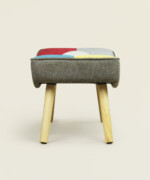 Σκαμπώ υποπόδιο Lesli patchwork - Image 3