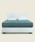 Κρεβάτι Swift ημίδιπλο 130-140Χ190/200εκ. υφασμάτινο suede like σε χρώμα icy blue - Image 5