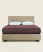 Κρεβάτι Swift king size 190-200Χ190/200εκ. υφασμάτινο suede like σε χρώμα light brown - Image 5