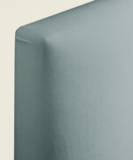 Κρεβάτι Swift ημίδιπλο 110-120Χ190/200εκ. υφασμάτινο suede like σε χρώμα blue grey - Image 3