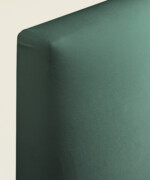 Κρεβάτι Swift ημίδιπλο 110-120Χ190/200εκ. υφασμάτινο suede like σε χρώμα πράσινο - Image 3