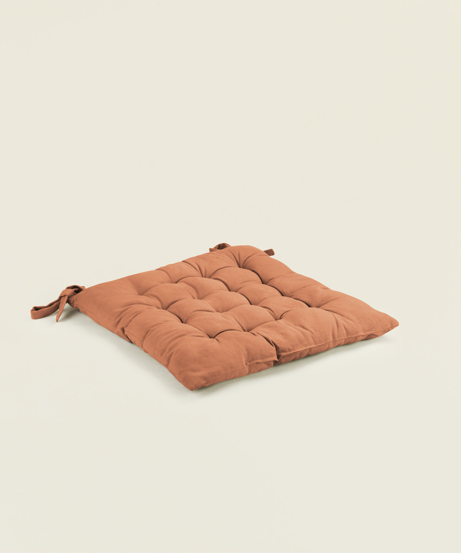 1601022 Μαξιλάρι καρέκλας τετράγωνο σε χρώμα terracotta - Image 1