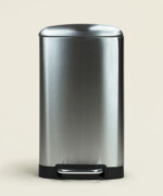 Κάδος απορριμμάτων μεταλλικός soft close 30Lt σε inox χρώμα - Image 2