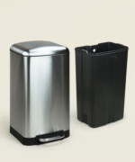 Κάδος απορριμμάτων μεταλλικός soft close 30Lt σε inox χρώμα - Image 3