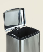 Κάδος απορριμμάτων μεταλλικός soft close 30Lt σε inox χρώμα - Image 4
