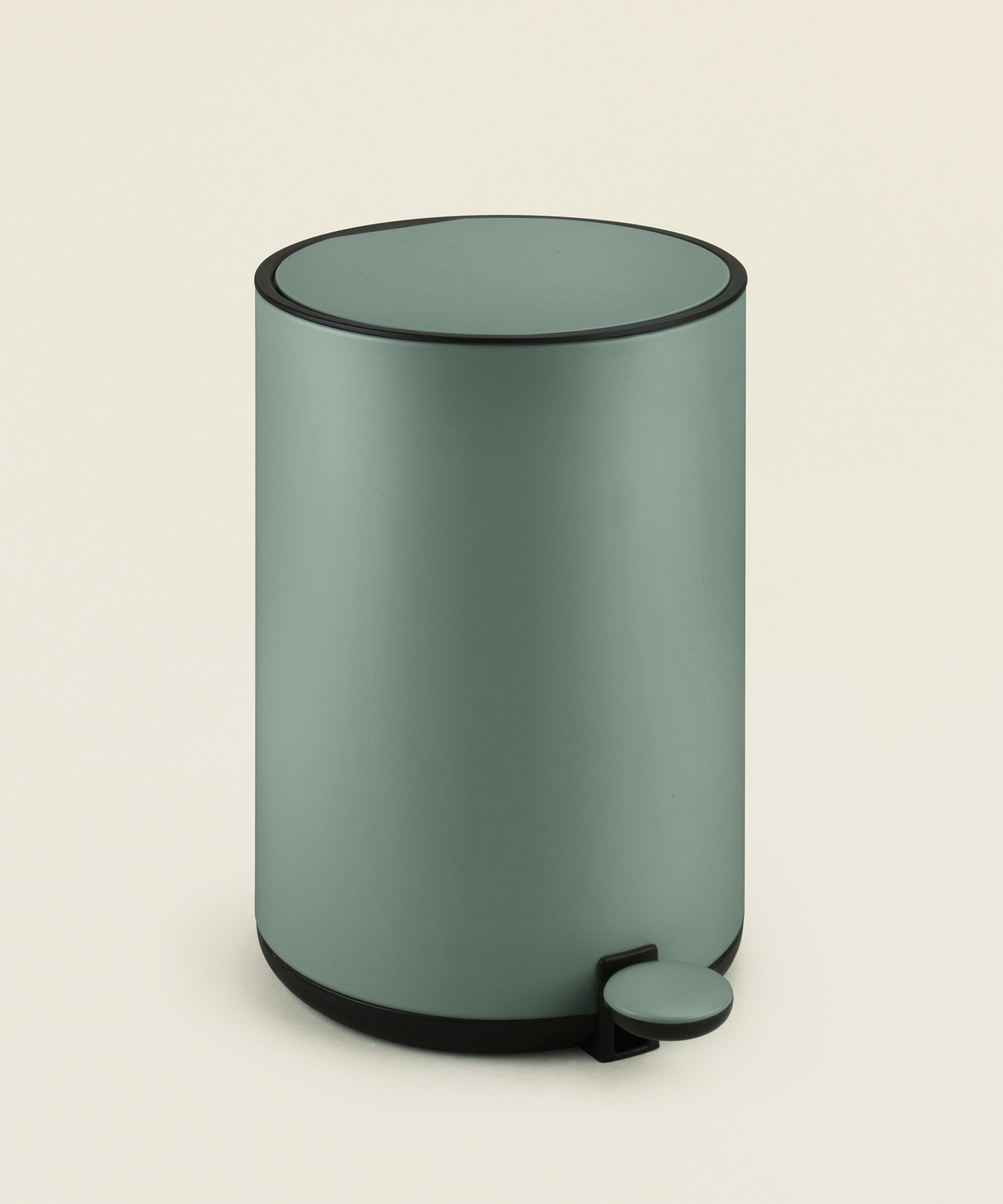 Κάδος μπάνιου μεταλλικός soft-close λαδί ματ 5L - Image 1