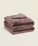 Κουβερτοπάπλωμα Arrow διπλής όψης flannel sherpa μονό 160X230εκ. σε χρώμα σάπιο μήλο