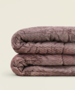 Κουβερτοπάπλωμα Arrow διπλής όψης flannel sherpa μονό 160X230εκ. σε χρώμα σάπιο μήλο - Image 3