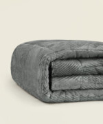 Κουβερτοπάπλωμα Arrow διπλής όψης flannel sherpa διπλό 220X240εκ. σε χρώμα γκρι - Image 2