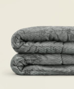 Κουβερτοπάπλωμα Arrow διπλής όψης flannel sherpa διπλό 220X240εκ. σε χρώμα γκρι - Image 3