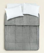 Κουβερτοπάπλωμα Arrow διπλής όψης flannel sherpa διπλό 220X240εκ. σε χρώμα γκρι - Image 4