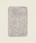 Πατάκι μπάνιου memory foam με σχέδιο ρόμβοι σε μπεζ χρώμα